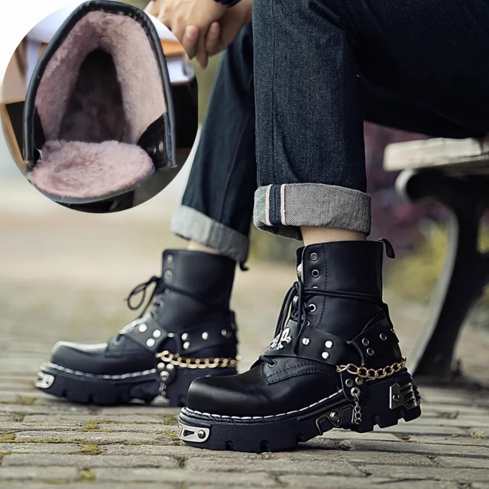 Bottes de moto en cuir véritab - Motorcycle Chain avis et prix