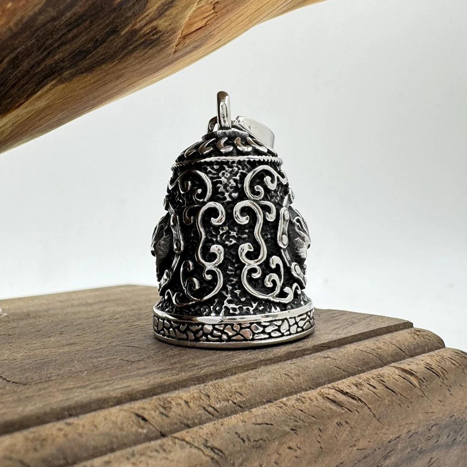 Breloque cloche tête de mort p - Motorcycle Chain avis et prix