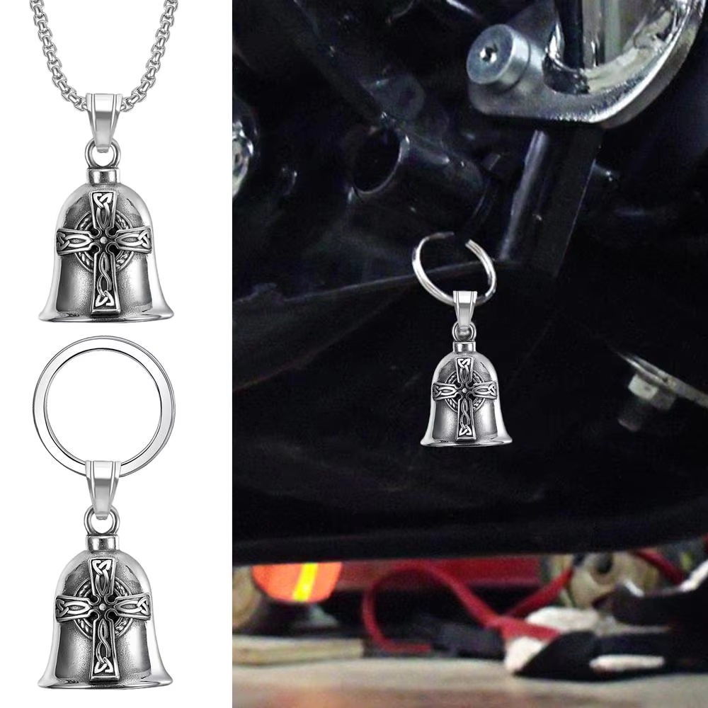 Pendentif clochette porte-bonh - Motorcycle Chain avis et prix